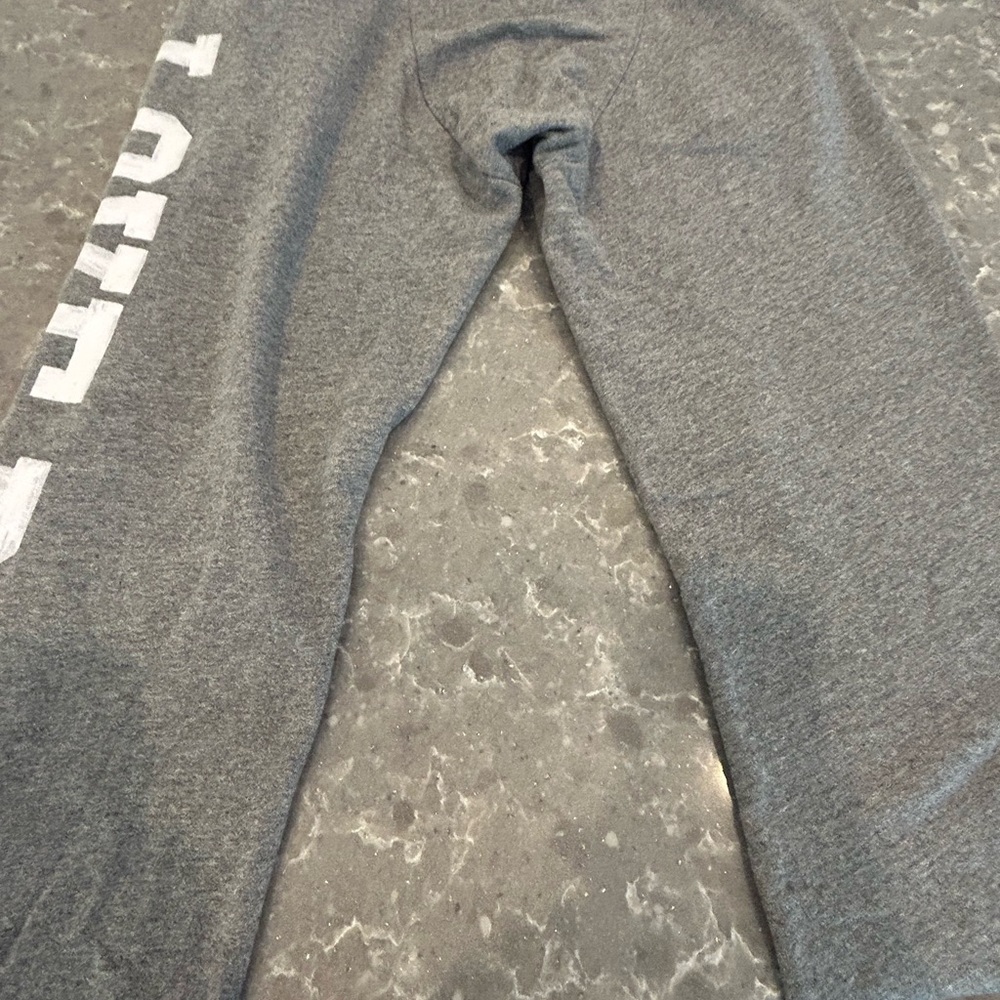 PINK Victoria's Secret Gray Sweatpants Relaxed Fit Cotton Blend